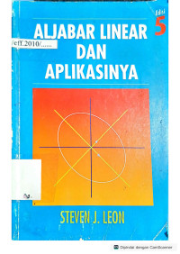 Image of Aljabar Linear Dan Aplikasinya