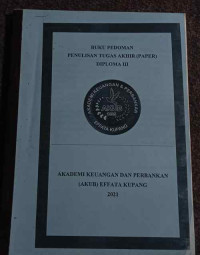 Image of Buku Pedoman Penulisan Tugas Akhir (Paper) DIII