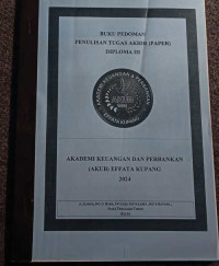 Image of Buku Pedoman Penulisan Tugas Akhir (Paper) DIII