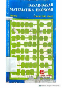 Image of Dasar-Dasar Matematika Ekonomi