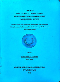 Image of Laporan PKL pada AKUB Effata Kupang