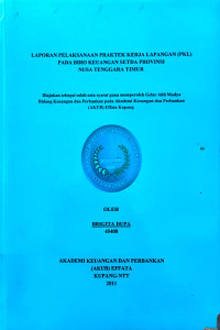 Image of Laporan PKL pada Biro Keu Setda NTT