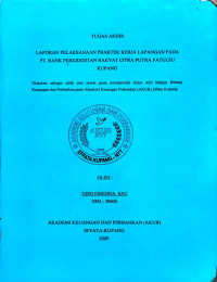 Image of Laporan PKL pada BPR Citra Putra Fatuleu