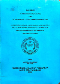Image of Laporan PKL  pada PT. BRI Atambua Unit Pasar Baru