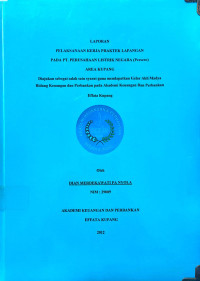 Image of Laporan PKL pada PT. PLN, Area Kupang