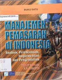 Image of Manajemen Pemasaran di Indonesia