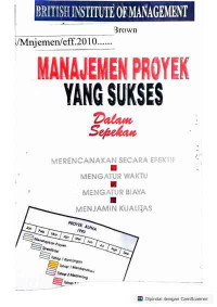 Image of Manajemen Proyek Yang Sukses