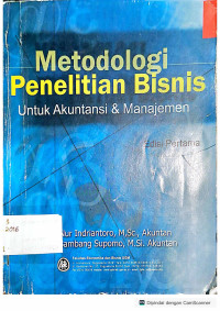Image of Metodologi Penilitian Bisnis