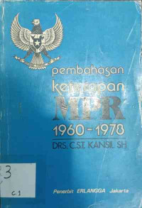 Image of Pembahasan Ketetapan MPR 1960-1978