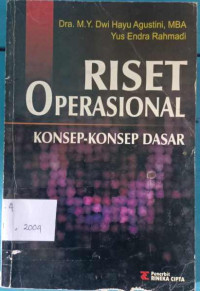 Image of Riset Operasional (Konsep-Konsep Dasar)